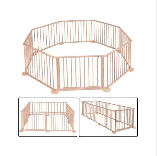 8PC WOODEN BABY PLAYPEN - Image 14
