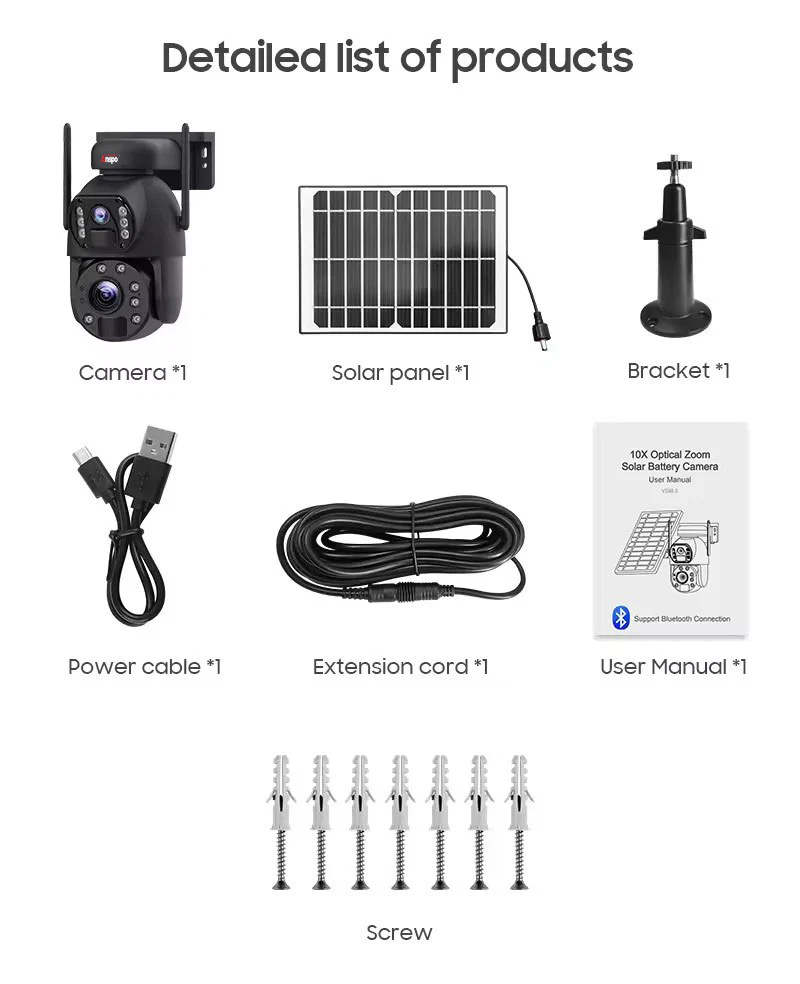 Dual camera 4G SIM SOLAR security camera wireless free batteries with 64GB card - Image 11