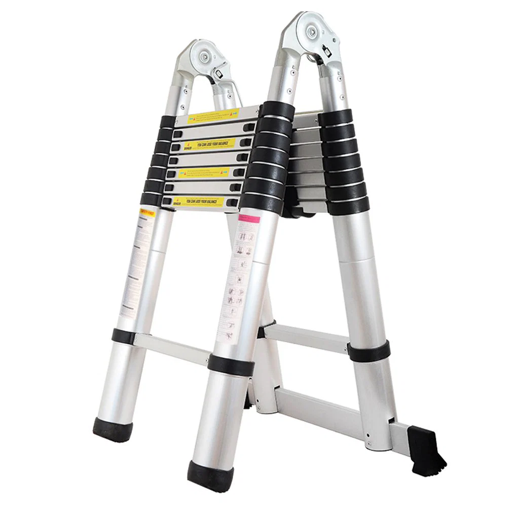 Ladder Telescopic Aluminum Extension 5m - Image 11
