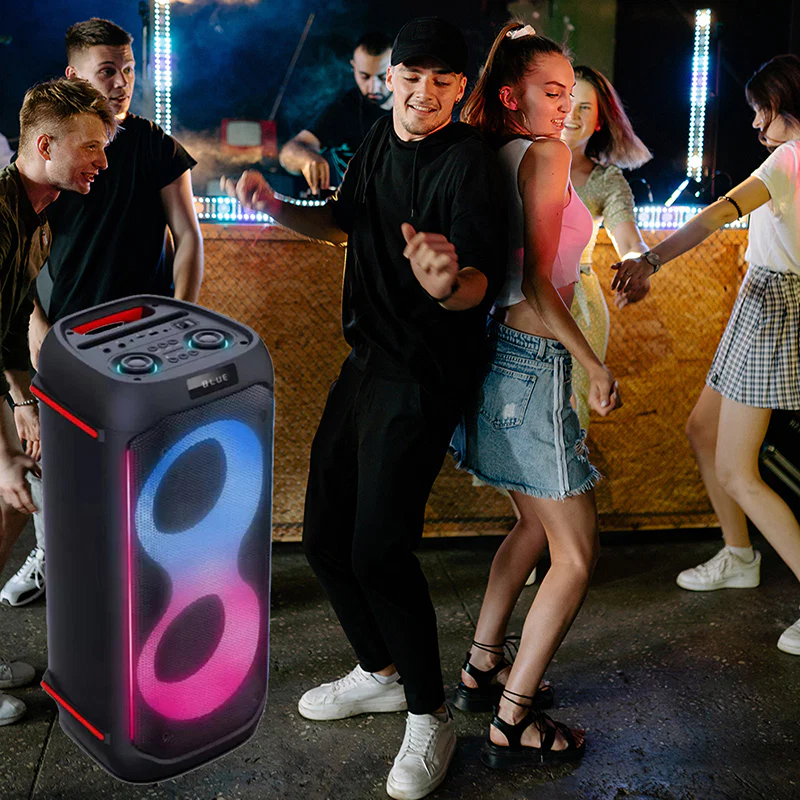 Bluetooth party speaker with microphone 2 x 6.5″ bass Partybox 610 - Image 12