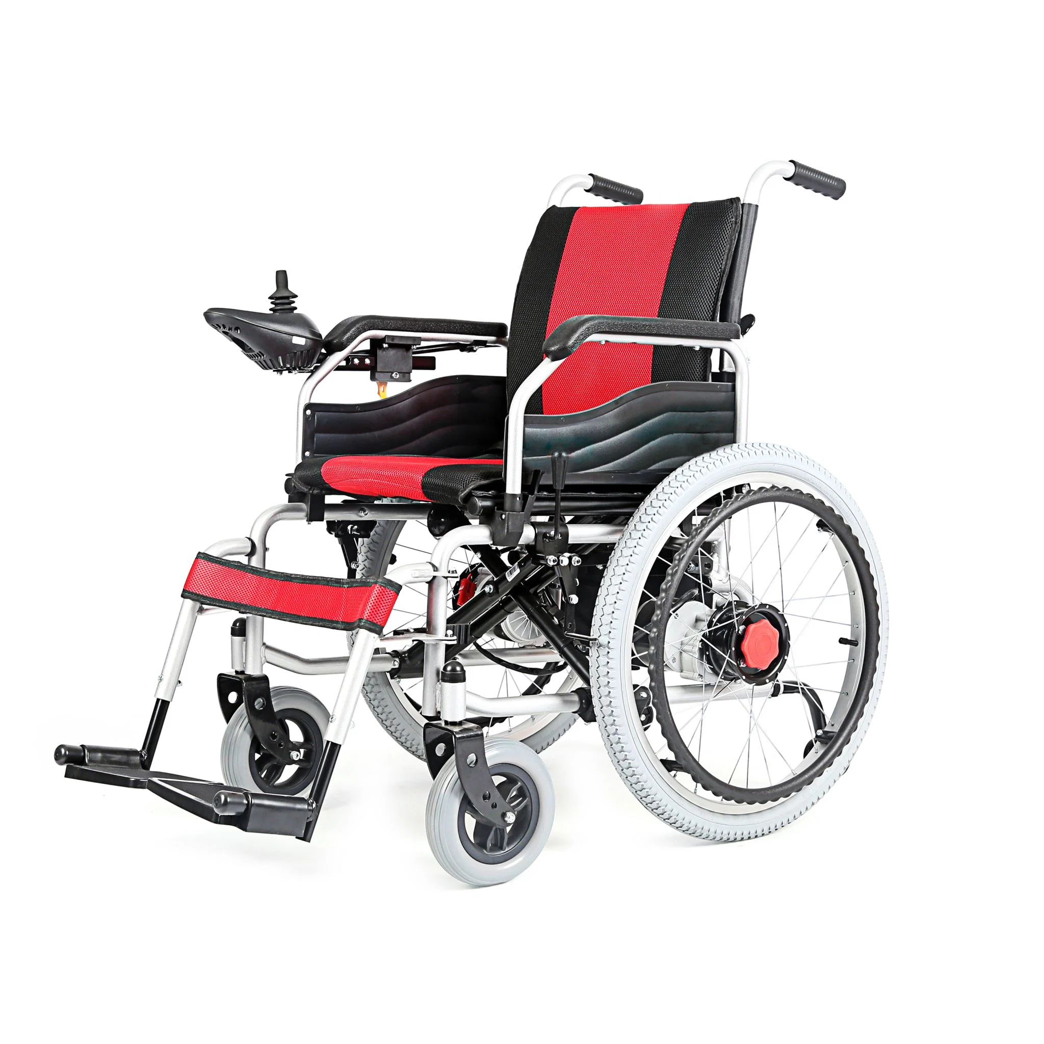 Foldable Electric Wheelchair With Joystick Control JRWD301X - Image 3
