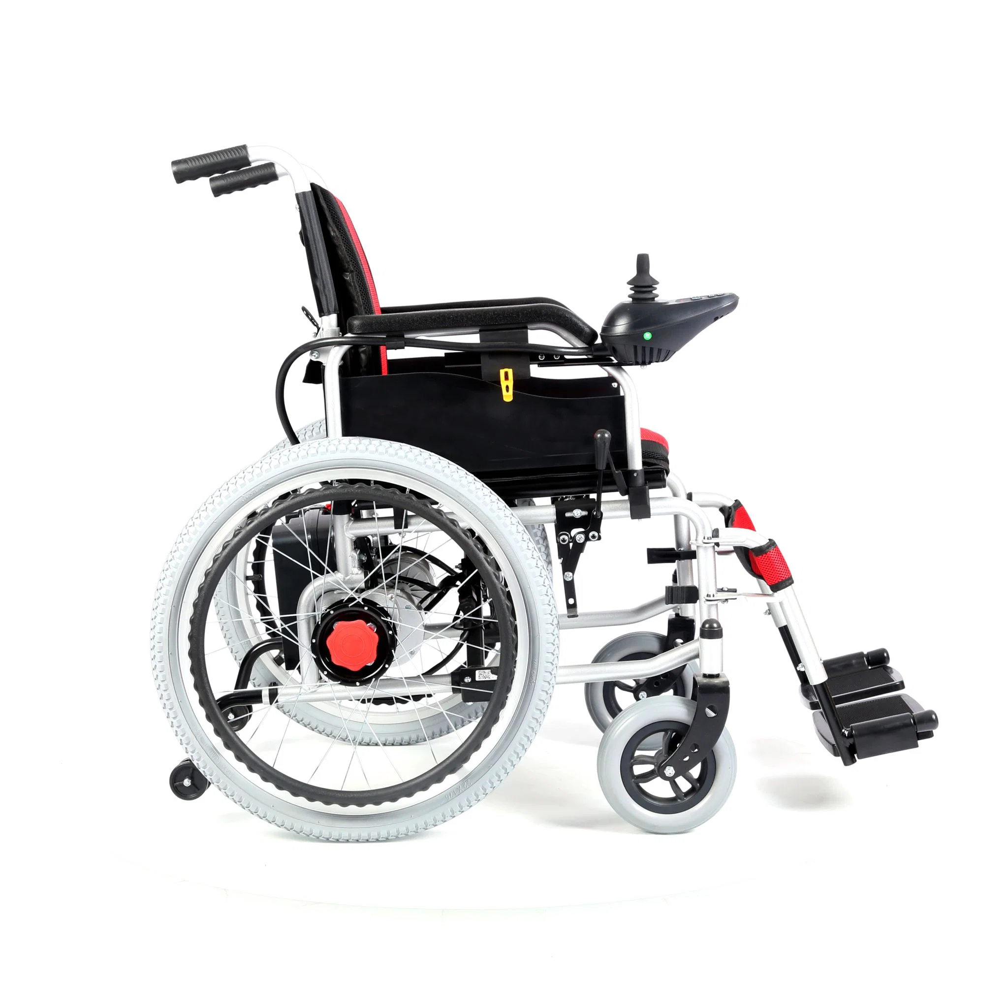 Foldable Electric Wheelchair With Joystick Control JRWD301X - Image 6